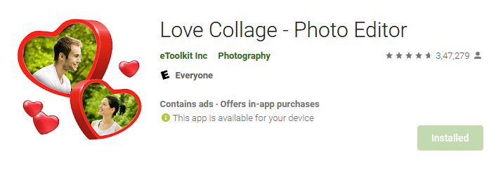 Love Collage - Photo Editor